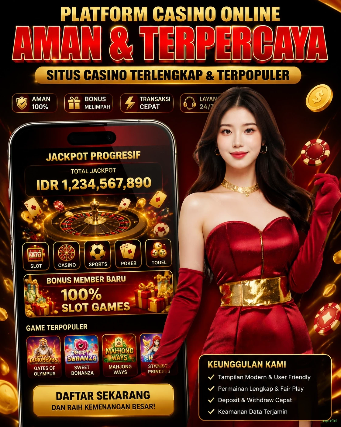 Mengulas Keunggulan Permainan di Situs ups4d